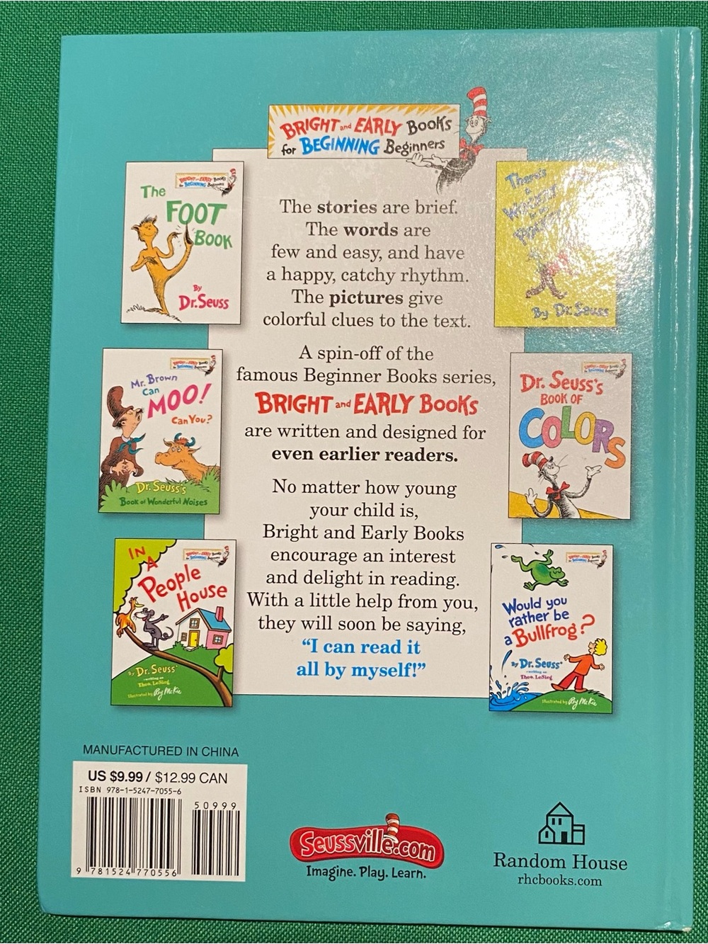 Dr. Seuss Teal & Yellow Children's Picture Book Pair - Picture 11 of 15